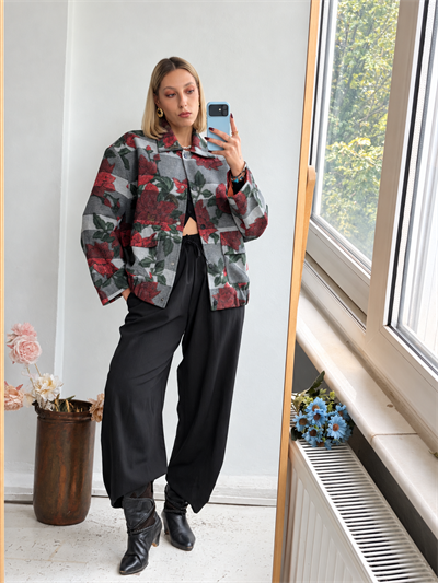 Retrobird Tasarım Füme Brooklyn Bomber Ceket