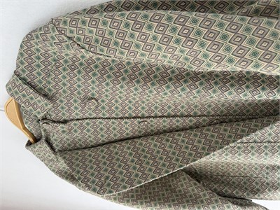 Retrobird Ruby Bomber Yeşil - Krem Ceket Mont