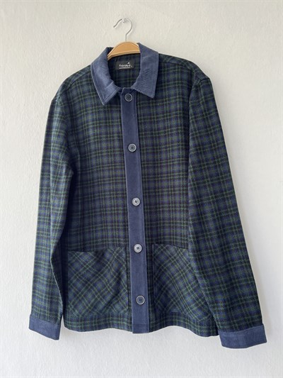 Retrobird Erkek Hafif Dokuma Karışık Renkli Hırka Ceket Gömlek