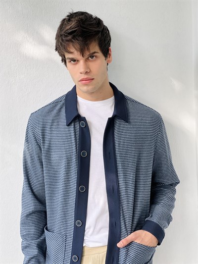 Retrobird Erkek Çok Renkli Hafif Dokuma Ceket Gömlek