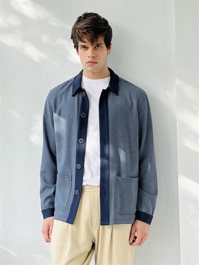 Retrobird Erkek Çok Renkli Hafif Dokuma Ceket Gömlek