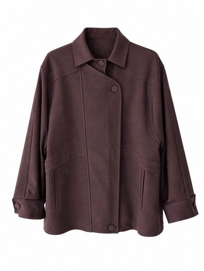 Retrobird Ruby Bomber Koyu Mürdüm Ceket Mont