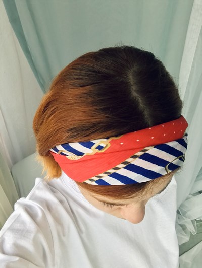 Retrobird Chiffon Blend Colorful Womens Scarf