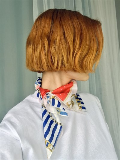 Retrobird Chiffon Blend Colorful Womens Scarf