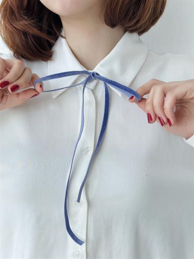 Retrobird Shirt Hair Neck Accessory Elastic Ribbon