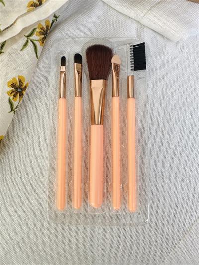 Retrobird Gift Beauty Box - 5-Brush Makeup Travel Set