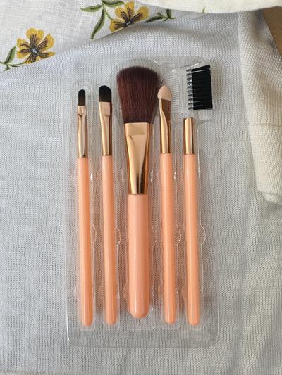 Retrobird Gift Beauty Box - 5-Brush Makeup Travel Set
