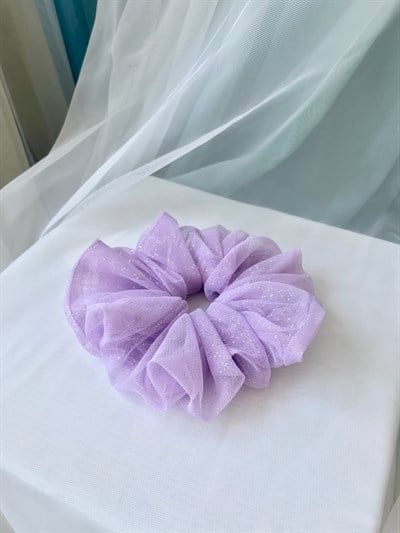 Retrobird Standard Size Lilac Organza Large Bagel Buckle