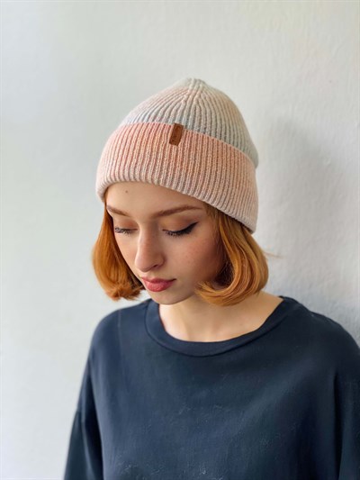 Retrobird Reglanlı Unisex Geçişli Bere Kadın Renkli