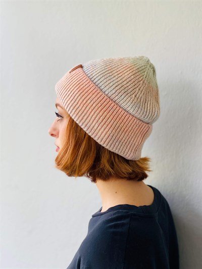 Retrobird Reglanlı Unisex Geçişli Bere Kadın Renkli