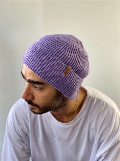 Retrobird Reglanlı Akrilik İplikten Lila Bere