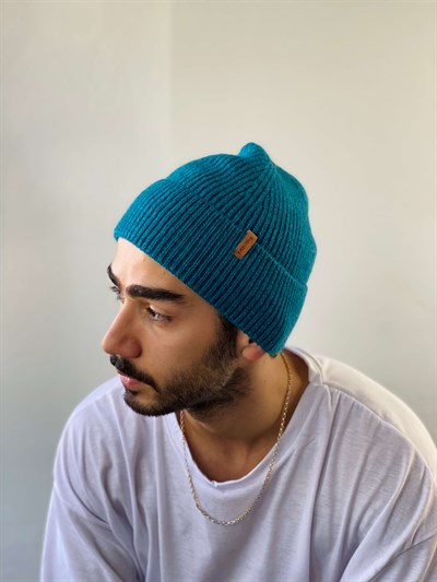 Retrobird Reglanlı Akrilik Standart İplikten Petrol Bere