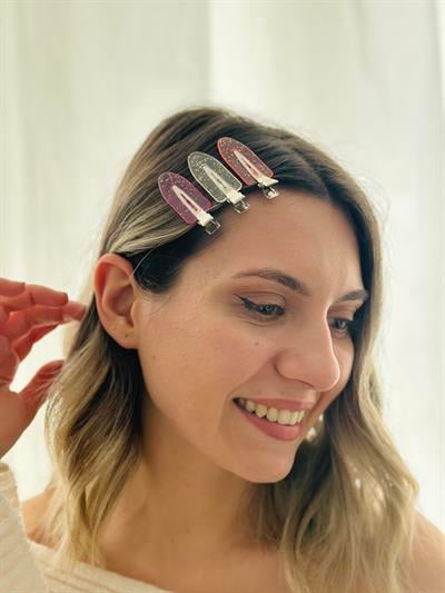 Retrobird 3-Piece Makeup Hair Clips