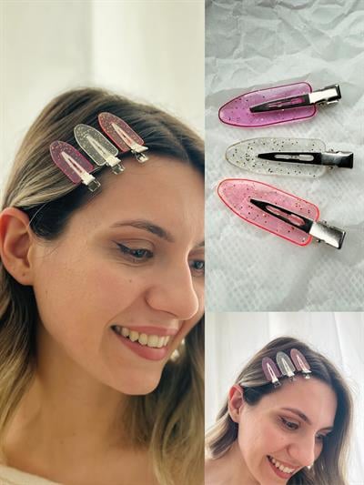 Retrobird 3-Piece Makeup Hair Clips