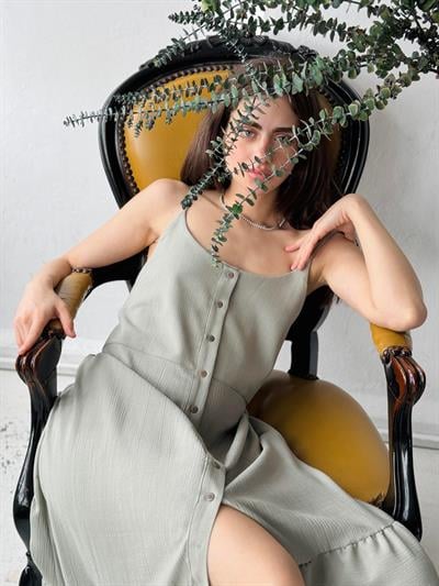 Retrobird Adel Cagla Strap Dress