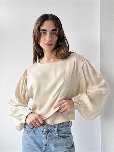 Retrobird Alisa Retro Cream Shirt with Cover