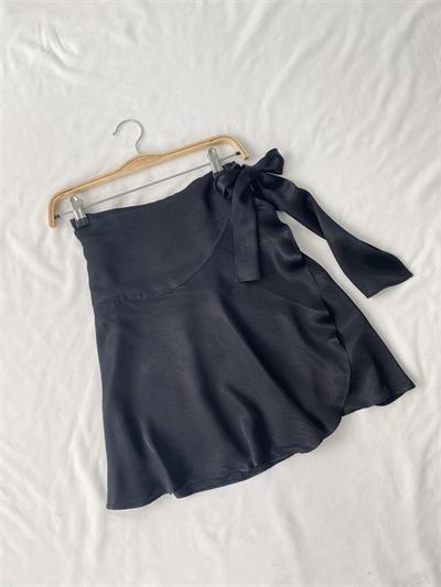 Retrobird Ashley Siyah Mini Anvelop Etek