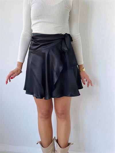 Retrobird Ashley Siyah Mini Anvelop Etek