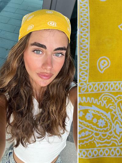 Retrobird Yellow Bandana