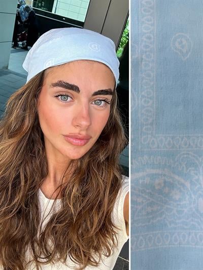 Retrobird Light Blue Bandana