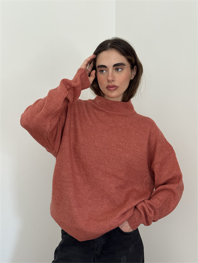 Retrobird Basic Light Tile Knit Sweater