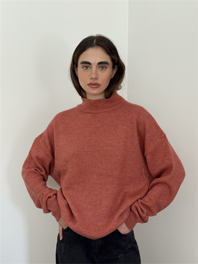 Retrobird Basic Light Tile Knit Sweater