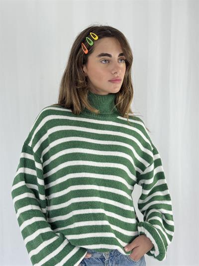 Retrobird Yeşil Boğazlı Çizgili Kazak