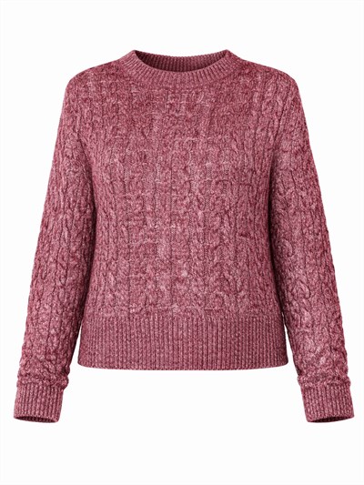 Retrobird Burgundy Light Shiny Knit Sweater