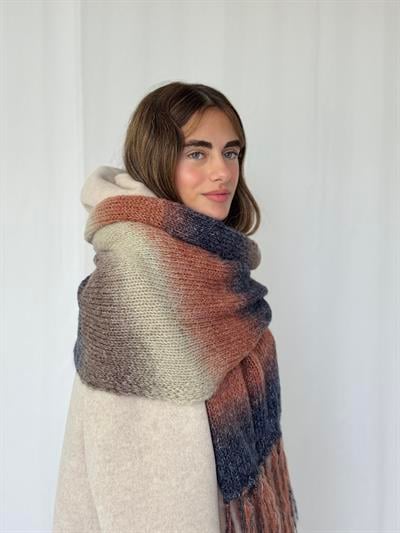 Retrobird Çok Renkli Büyük Boy Soft Örgü Atkı