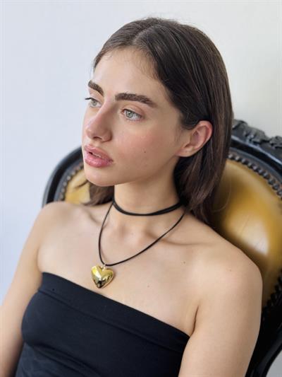 Retrobird Choker Gold Necklace