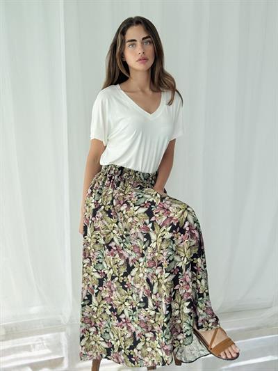 Retrobird Circle Kloş Çok Renkli Midi Boy Etek