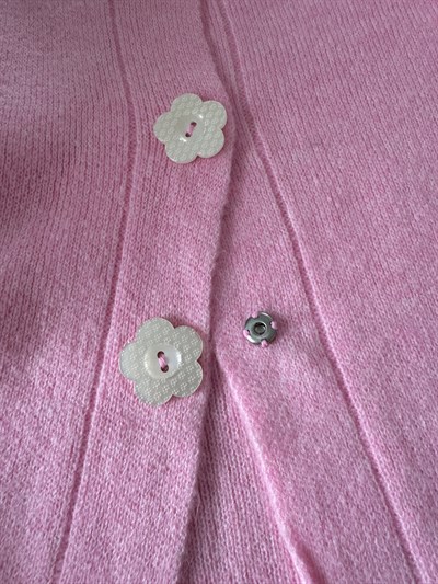Retrobird Daisy Bloom Pink Floral Buttoned Cardigan
