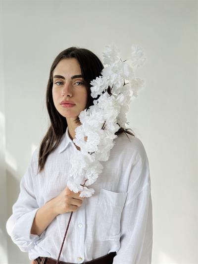 Retrobird Decoration White Japanese Flower Artificial Bouquet