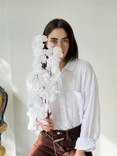 Retrobird Decoration White Japanese Flower Artificial Bouquet