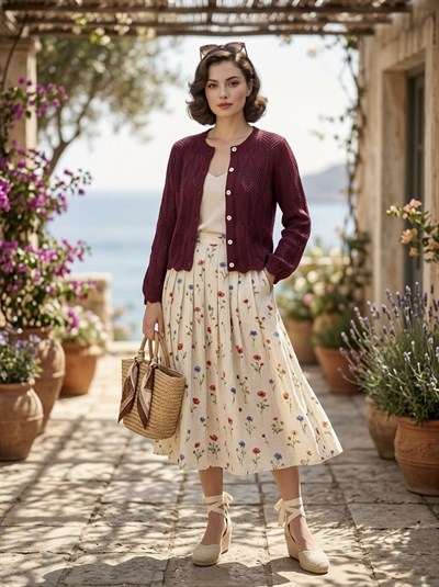 Retrobird Delikli Baharlık Hırka