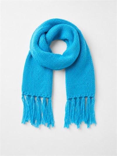 Retrobird Navy Blue Large Soft Knit Scarf