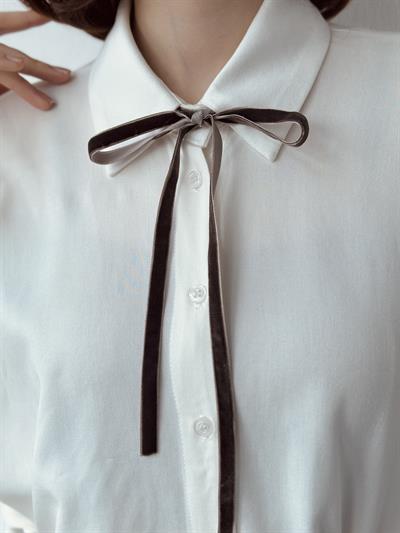 Retrobird Mink Shirt Hair Neck Accessory Ribbon