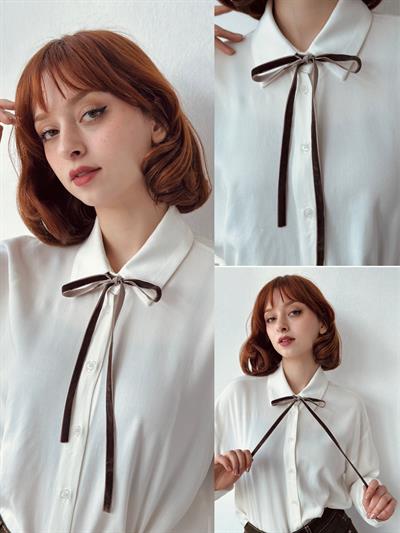 Retrobird Mink Shirt Hair Neck Accessory Ribbon