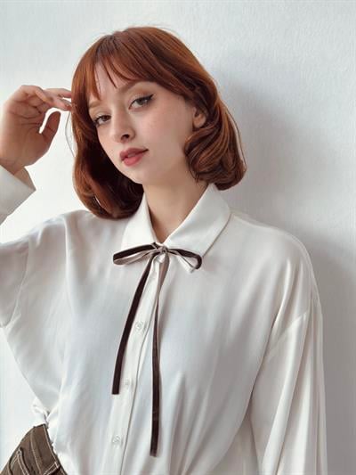 Retrobird Mink Shirt Hair Neck Accessory Ribbon