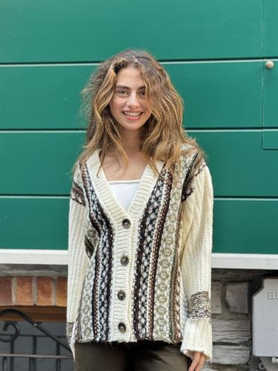 Retrobird Grandpa Heritage Krem Hırka