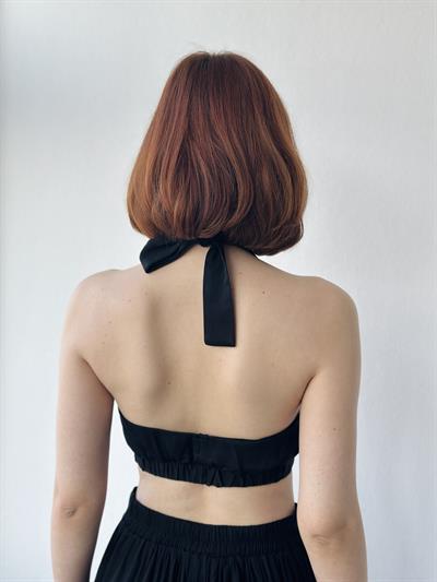 Retrobird Happy Hour Siyah Çapraz Bağlama Büstiyer