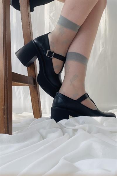 Retrobird Thin Denier Style Smoke Color Thin Ankle Socks