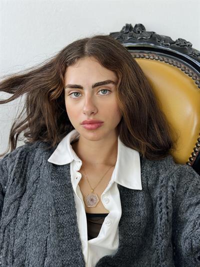 Retrobird Tarnish-Resistant Steel Real Dried Flower Themed Lilac Necklace