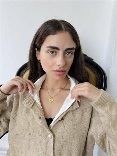 Retrobird Tarnish Resistant Steel Gold Color Tarot Zodiac Necklace