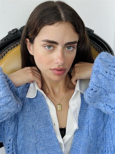 Retrobird Tarnish-Resistant Steel Pink Tarot Necklace