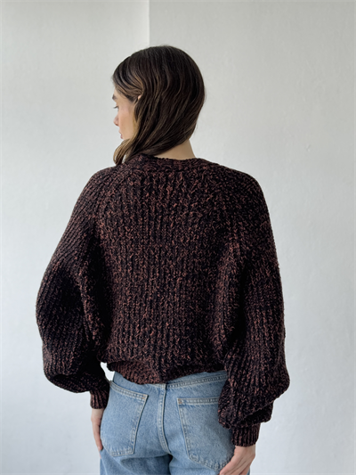 Retrobird Dark Brown Short Cardigan