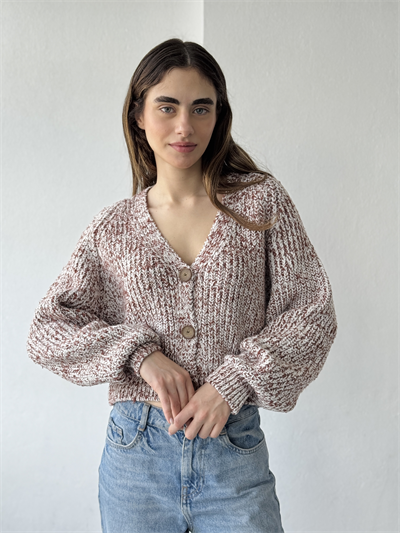 Retrobird Cream Short Cardigan