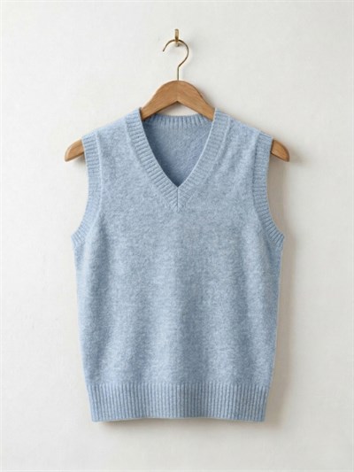 Retrobird Ash Blue Knit Sweater