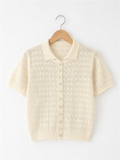 Retrobird Lora Dantel Yazlık Triko