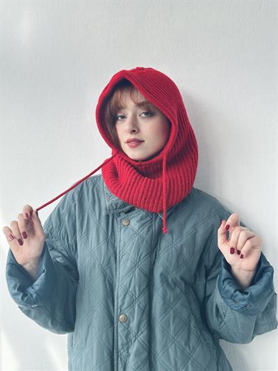  Retrobird Knitted Red Unisex Ski Mask